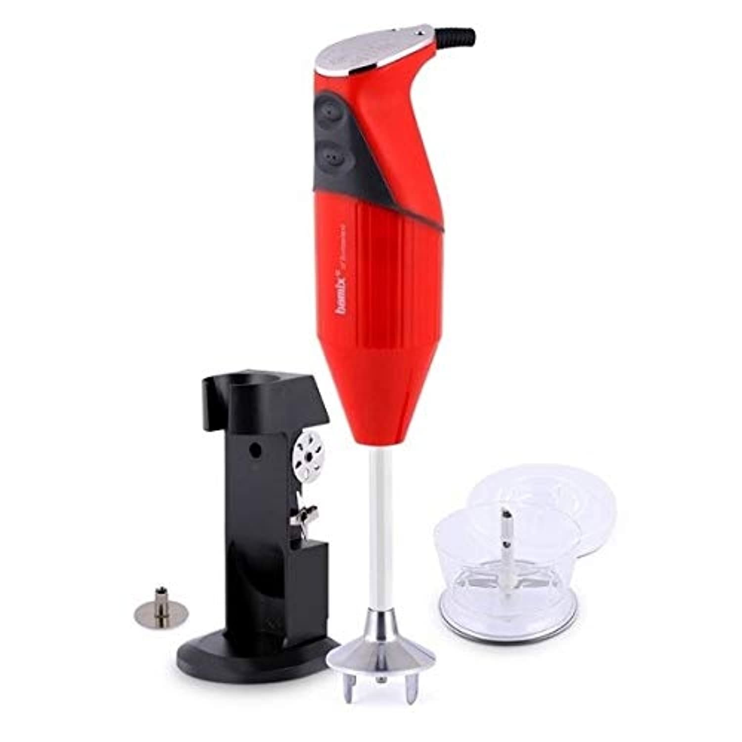 Bamix Swiss Made M180 Deluxe Hand Blender, Red, BX-101-285"Min 1 year manufacturer warranty"