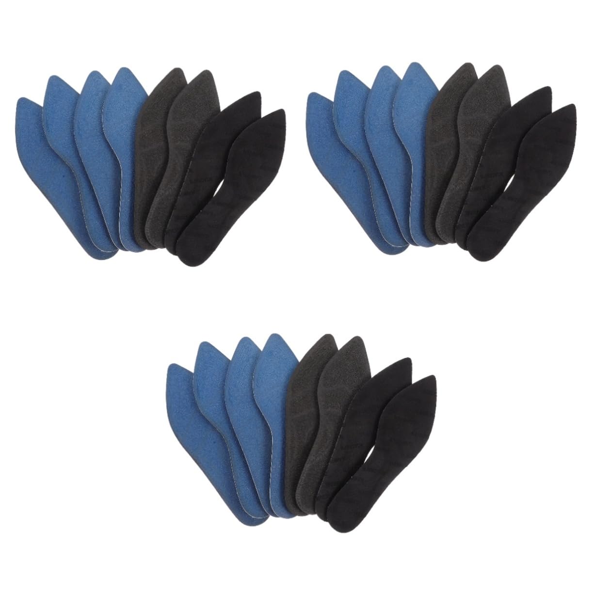 SOLUSTRE 12paare Atmungsaktive Schuhpolster Für Damen Hochwertige Ferseneinlagen Dämpfende Sohle Für Hohe Absätze Schmerzlinderung Bei Fußbeschwerden Designs Schwarz Mit Punkten Mit