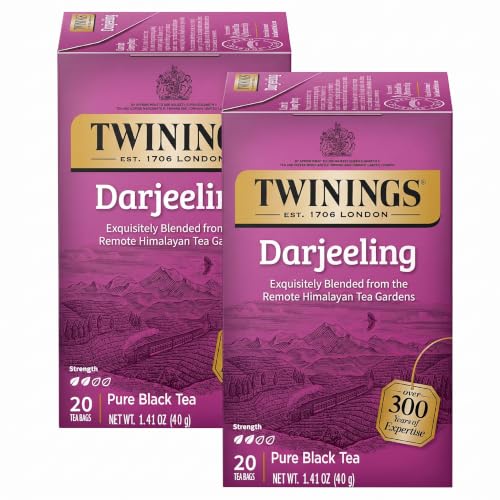 Twinings Tea Darjeeling Tea, 20 ct (Pack of 2)