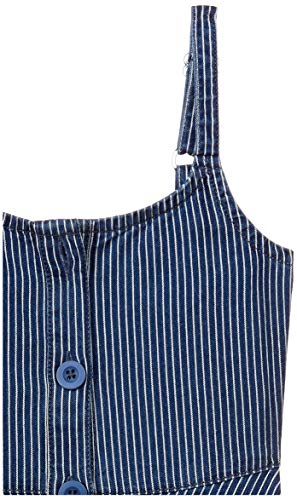 Image of United Colors of Benetton Girl's Cotton Drop Waist Knee-Length Casual Dress