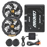 BURTLE 2025年バートル リチウムイオンバッテリー2個+ファンユニット Amazon.co.jp: BURTLE 2025年新型 バートル リチウムイオン