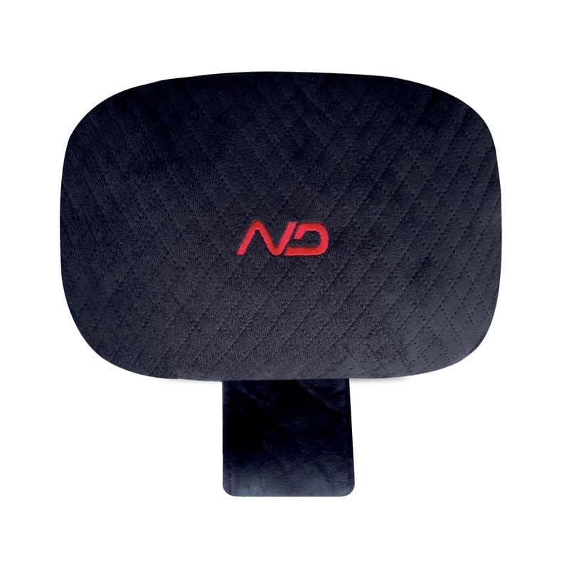 Image of Neodrift 'RearFlex' (Set of 4) | (Color - Black) Car Back Seat Neck Rest Cushion Ergonomic Neck Support with Premium Fiber Fill, Pain Relief for Neck and Shoulder