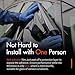 [Upgraded] 15% Ceramic Window Tint Car for Family, 99.7% UV 96% IR Sun Heat Blocking, HD One Way Privacy Window Film, Anti Glare & Scratch Safety Tint for Glass Adhesive Film, Easy Install 20in x 10ft