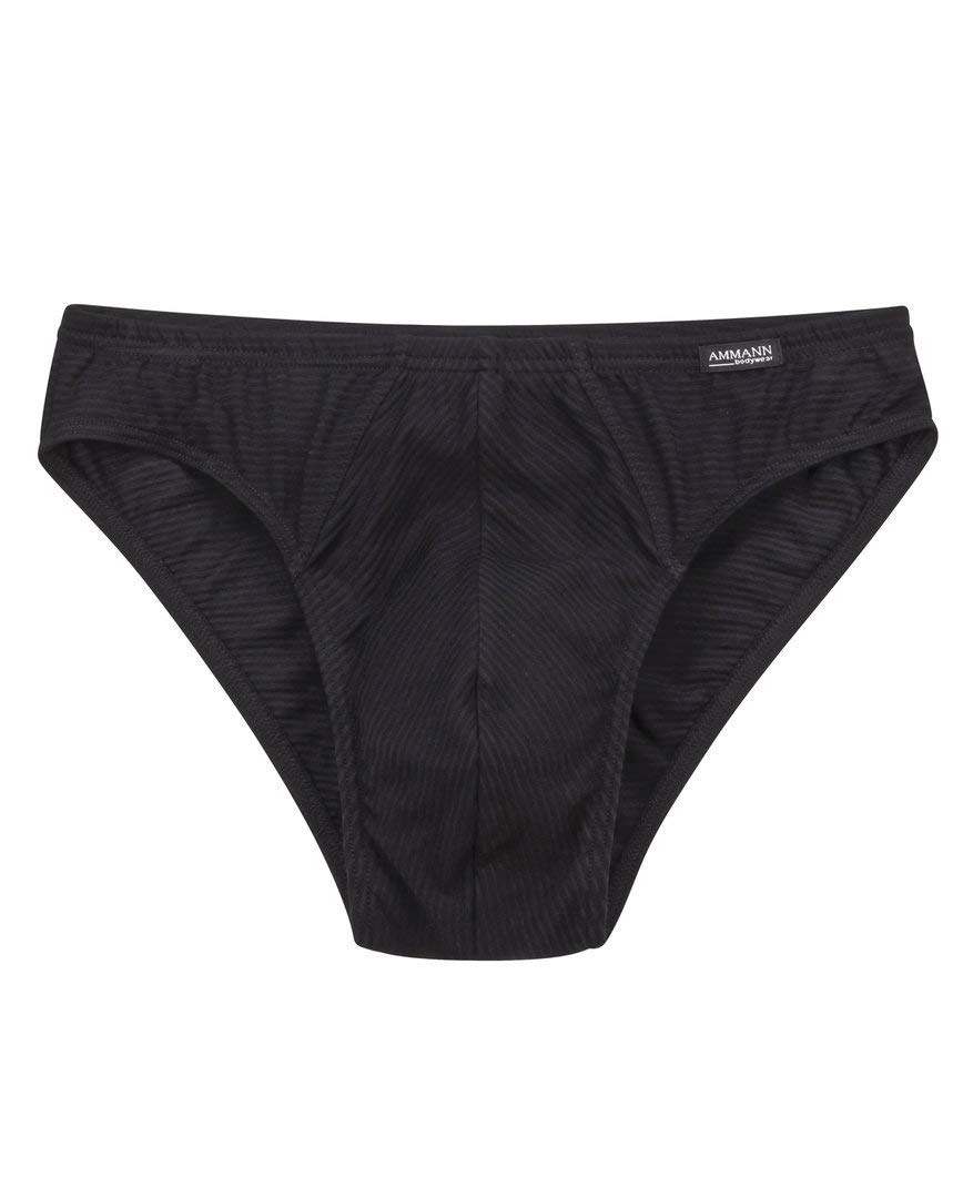 Ammann Cotton & More - Calzoncillos tipo slip (6 unidades) negro 46