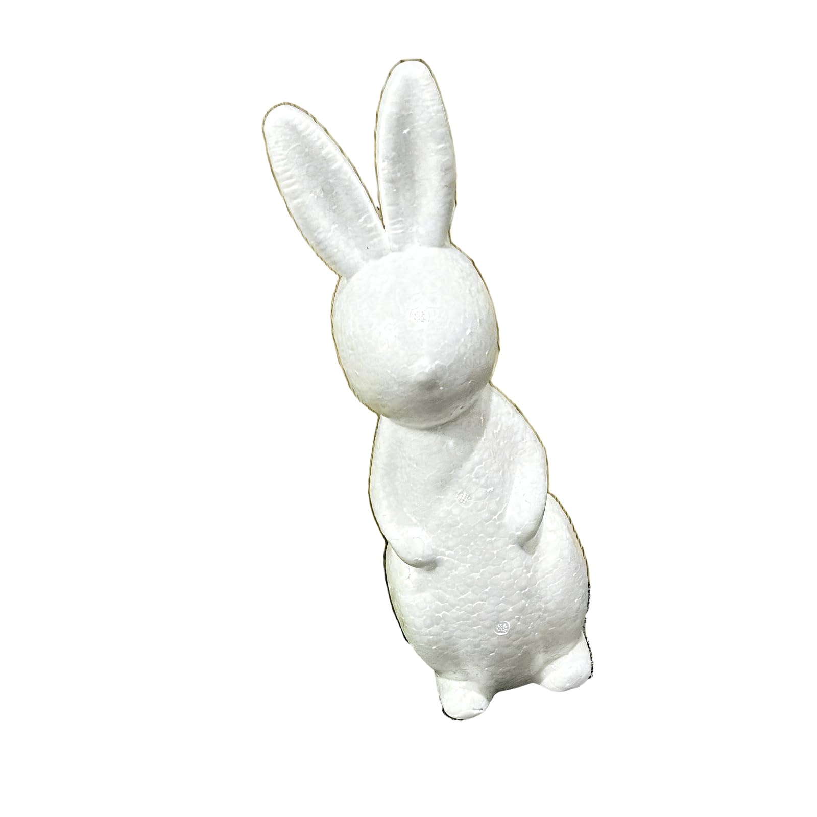 OSNIYAW Paintable Foam Easter Rabbits Shape for Creative Decorating and School Classroom Activity Customizable Foam Rabbits Decoration