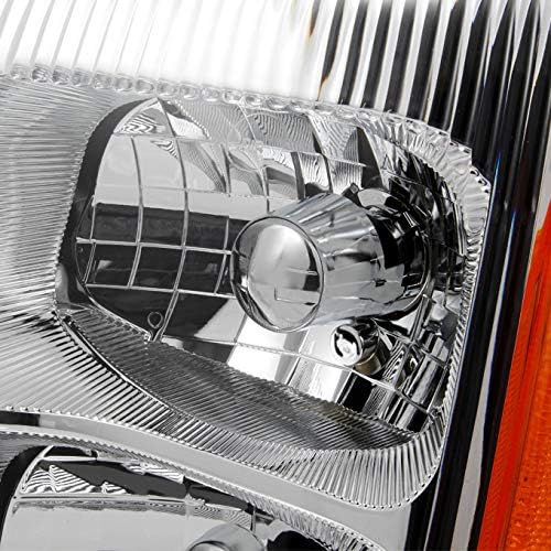 Miniatura 3 de AKKON - Para Cadillac Escalade Chrome Clear HID Xenon Tipo Faros Delanteros Lámparas de Repuesto Par