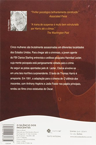 O silêncio dos inocentes (edição de bolso)