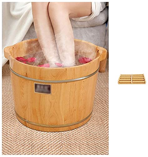 Spa de pies de madera para pedicure y relajación miniatura 2