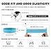 Bloepum 4 Pack Non-Slip Elastic Sports Headband for Women, Headband Sweat Band,Exercise Sweatband