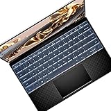 Keyboard Cover for 2022 2021 2020 Dell XPS 13 9300 9310 13.4 Inch 2-in-1 Laptop US Layout Keyboard Protective Cover Skin -TPU