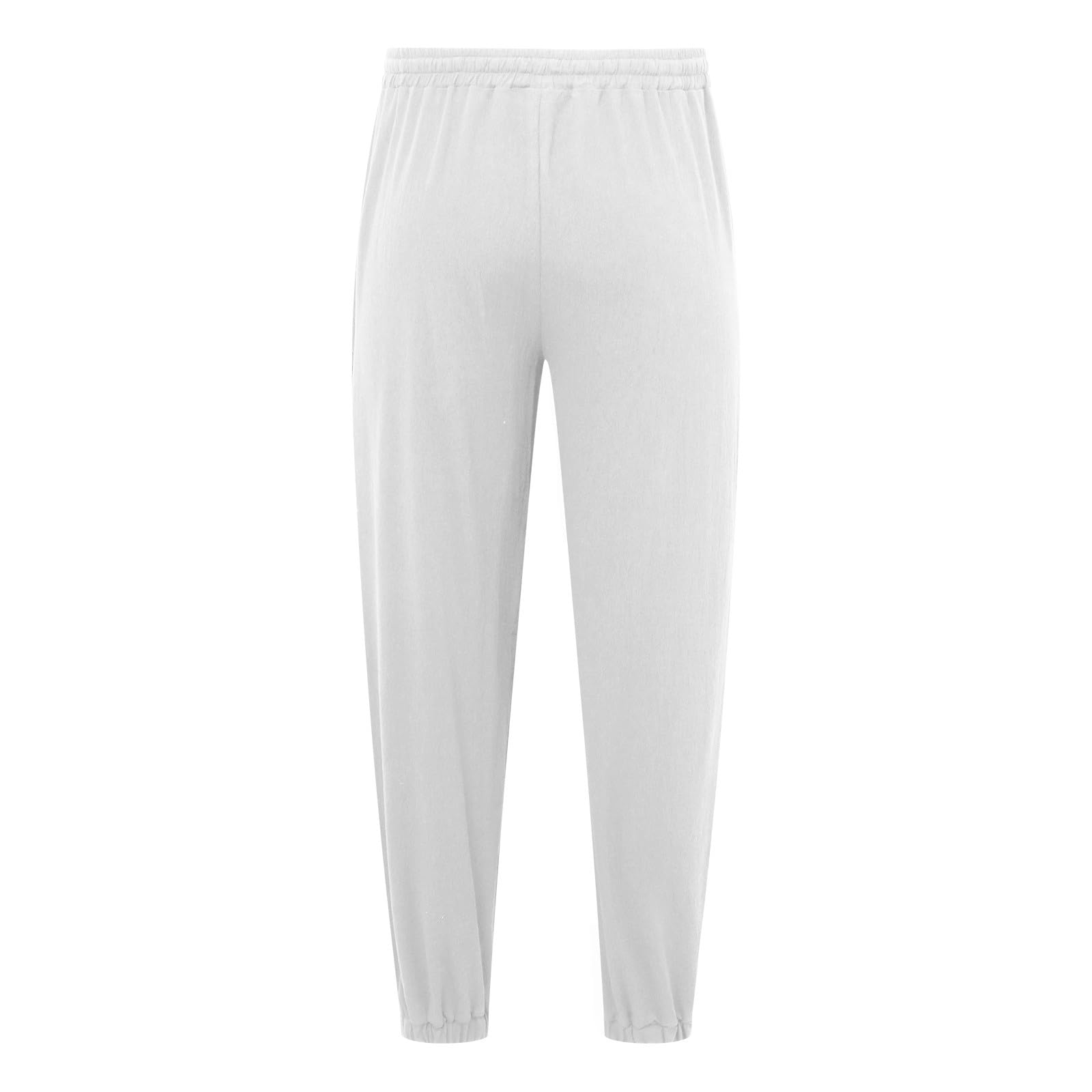 Pantalones de lino para hombre, pantalones tipo harén, cómodos y versátiles, pantalones bombachos elásticos, modernos, informales, para yoga, hippies, goa