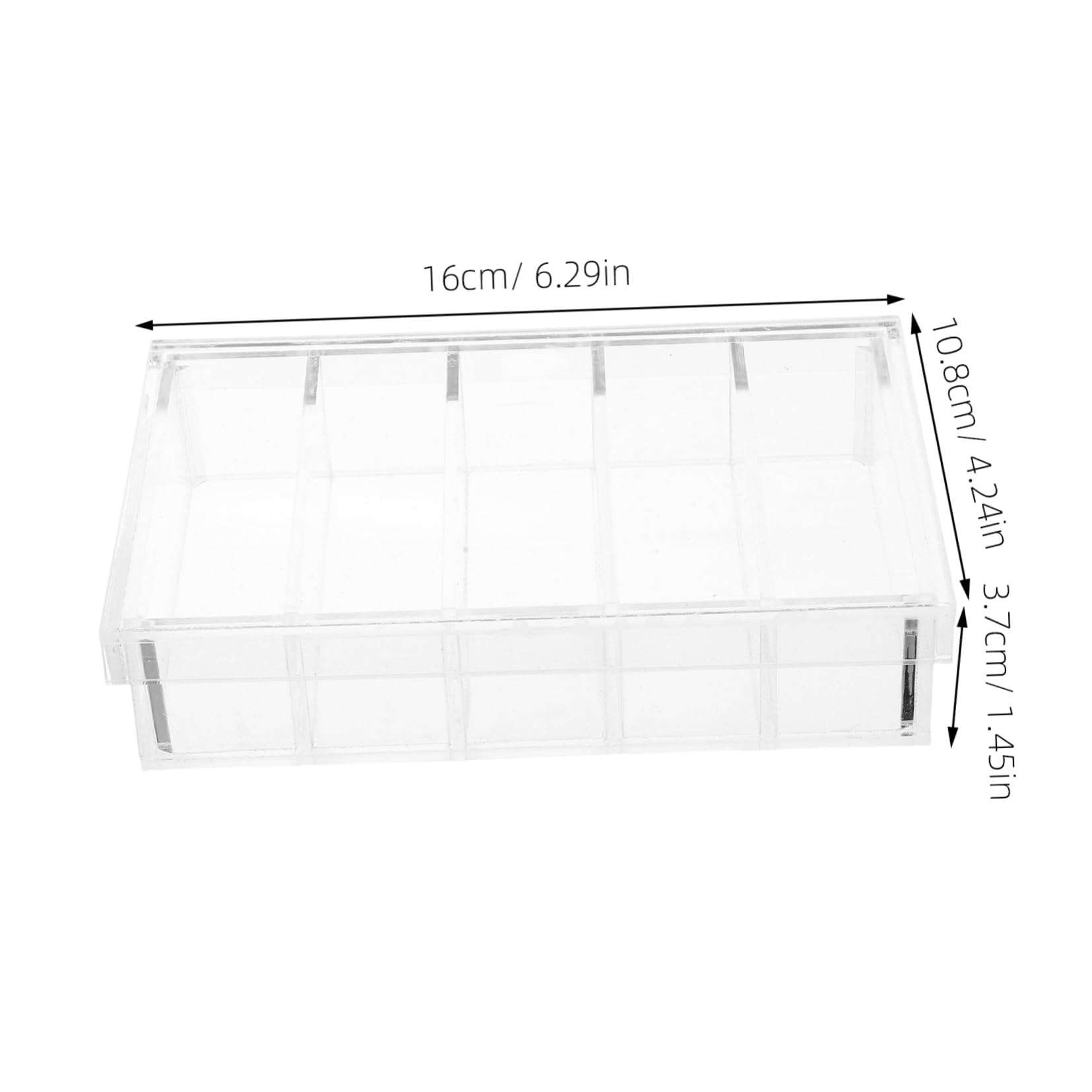 DECHOUS Multi-Compartment Reptile Breeding Box: Lab Petri Dish Lid for Incubation and Cultivation