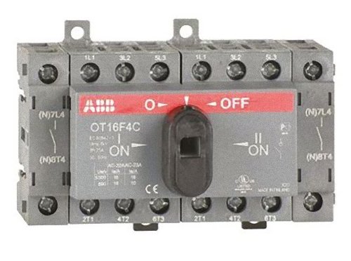 Interrupteur ot16 F4 ABB Entrelec sécuriser pompe et moteur