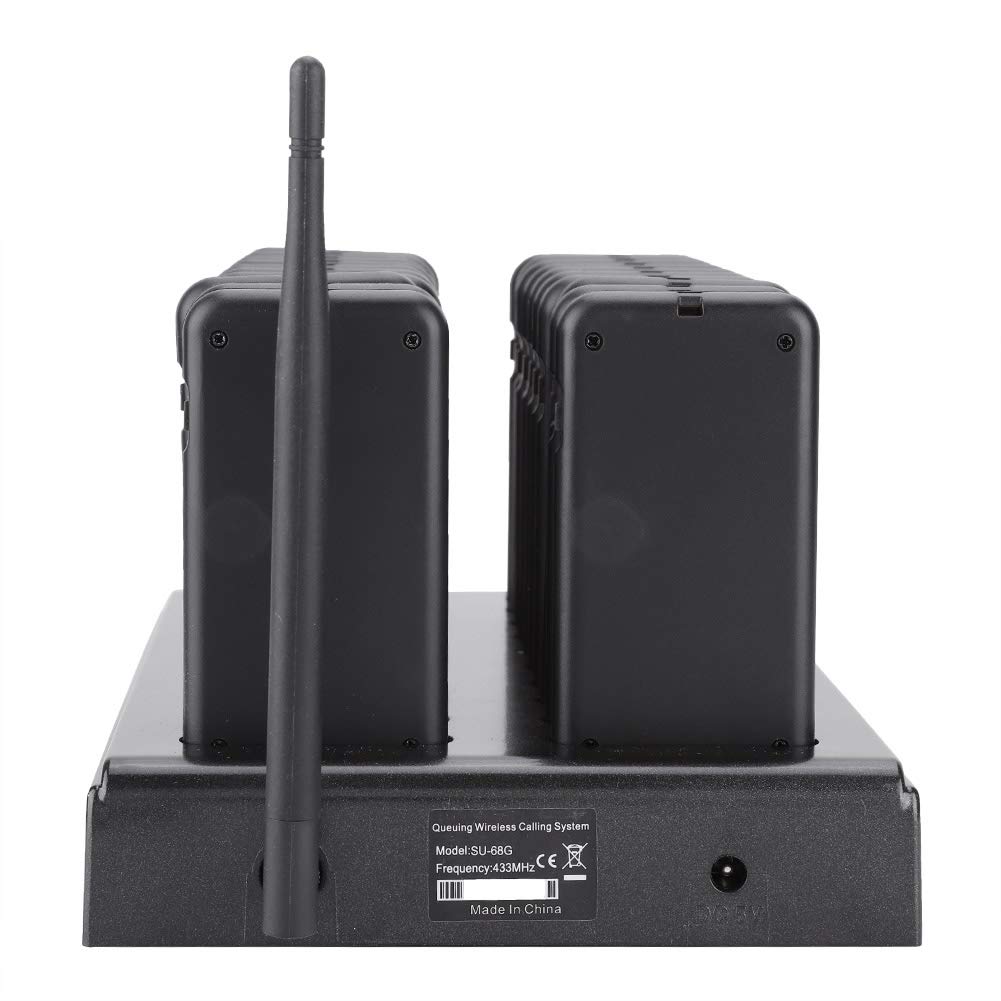 Sxhlseller Avvisatori Acustici per Ristoranti, 20 Canali Cercapersone da Ristorante di Chiamata per Cameriere di Coda di Cercapersone Wireless Cercapersone Ricaricabile(EU)