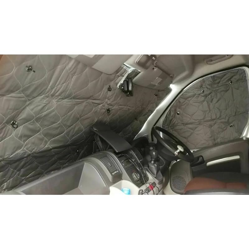 Rideau Voiture, Rideau Occultant Voiture Pare-Soleil De Utilisation Adaptée pour Fiat Ducato 2006-2022, Stores Thermiques Internes 7 Couches, Pare-Brise, Accessoires D'intérieur