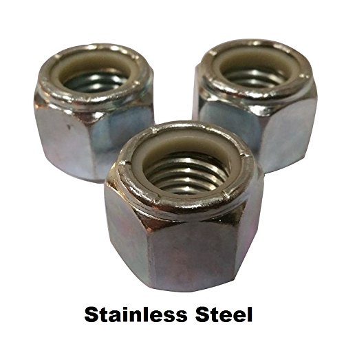 Stainless Nylon Insert Lock Nuts 3/8