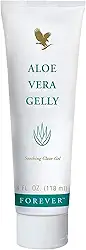 Forever Living - Aloe Vera Gelly - Gel de Aloe puro para acalmar e hidratar a pele, sem manchas e de rápida absorção, vegano e sem glúten, 118 ml