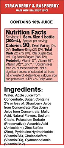 Fruit Shoot, Strawberry & Raspberry, 10.1 Oz, 24 Count #TOP7