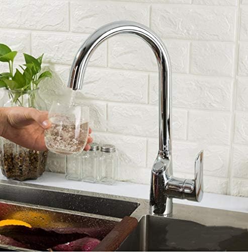 Robinet de cuisine à filtre eau potable mitigeur chromé 360°