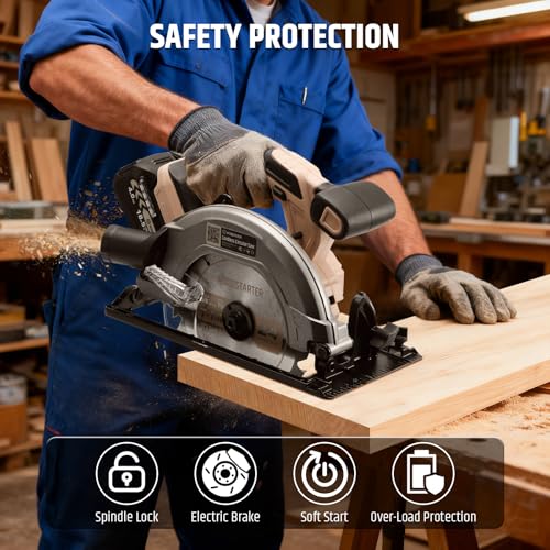 18V Brushless 7-1/4 in. Circular Saw with LED