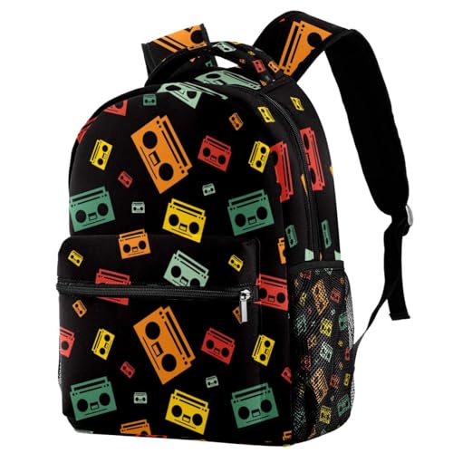 Sac à dos d'école et de voyage pour filles et garçons multicolore