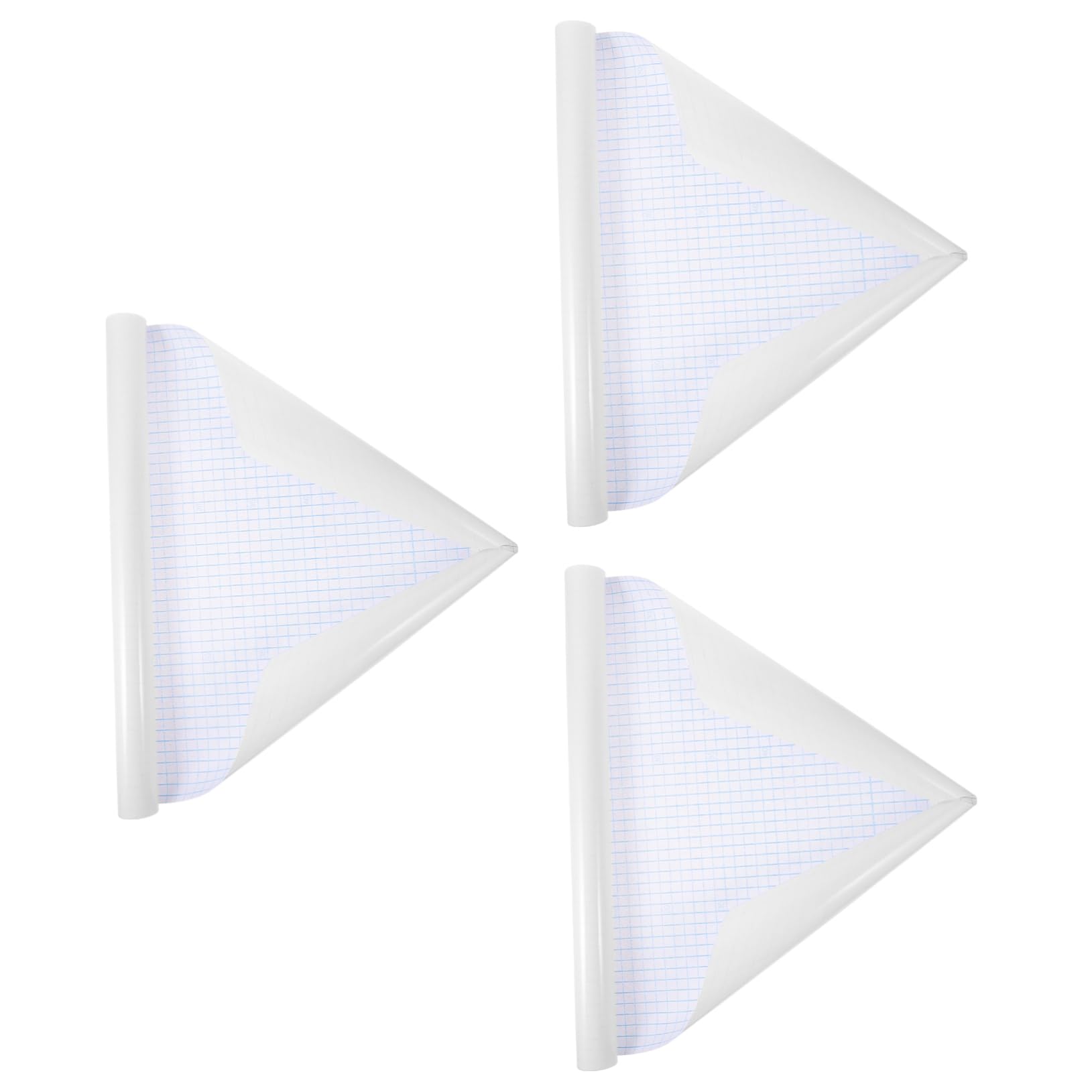 CALLARON 3rouleaux Auto-adhésifs Transparents De Adhésives Pour Manuels Scolaires Couverture Souple