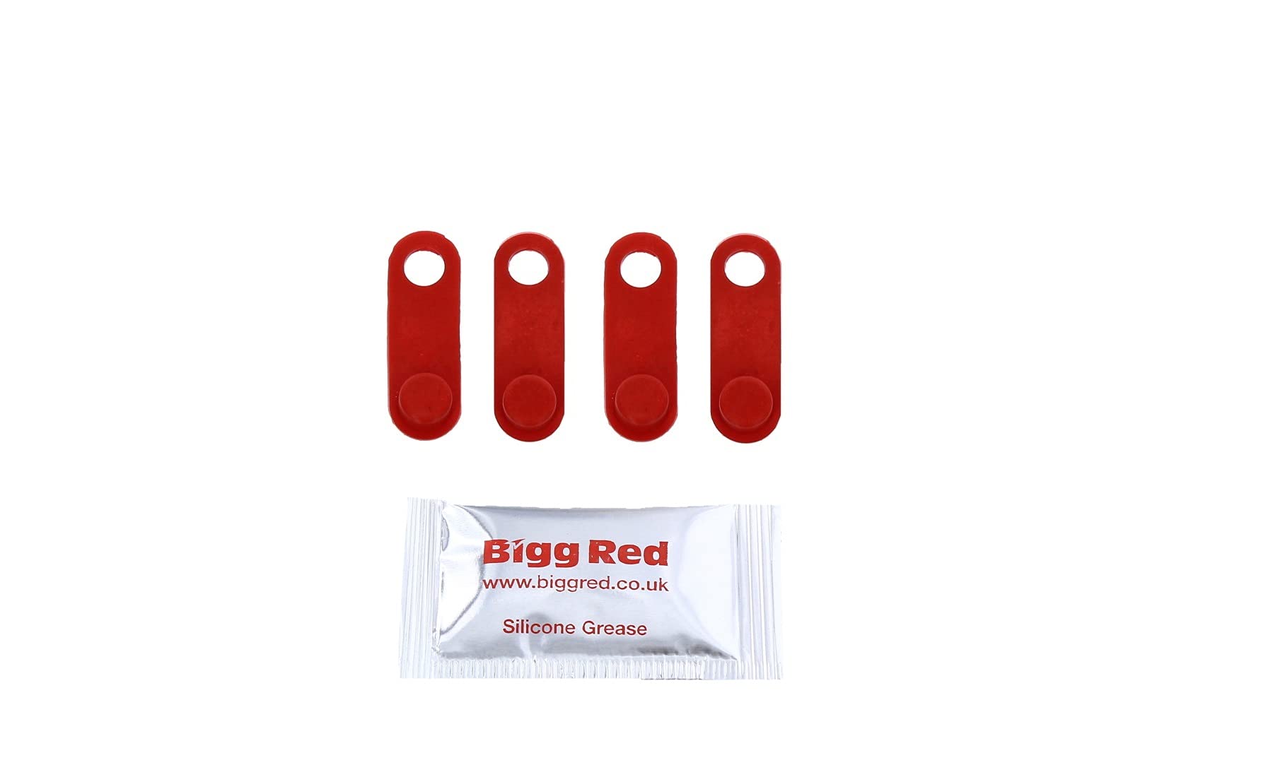 Bigg Red - Bleed Nipple Covers - Compatible with Suitable For M6-M10 Red Universal