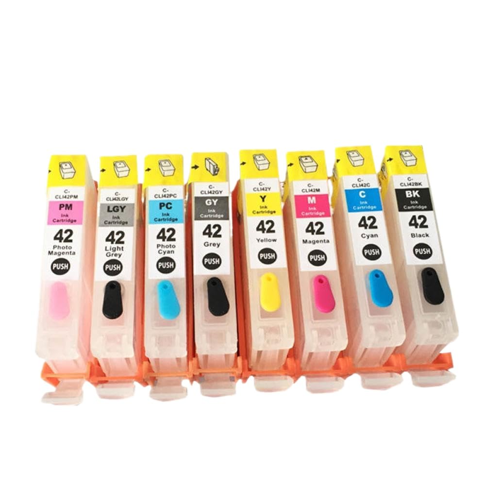 Cartouche CLI42 rechargeable et économique à puce ARC pour imprimante PRO100