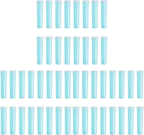 COHEALI 600 piezas de tallo floristería tapa nutrición agua rosa transparente arreglo de almacenamiento de plantas suministros X. con hogar pequeño