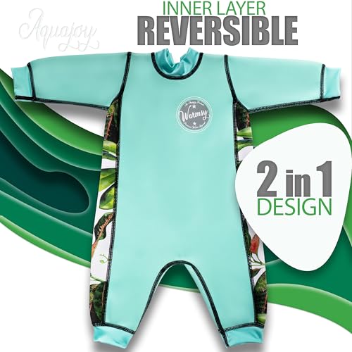 Warmsy - Premium Reversible Baby Wetsuit | Extra Warm Swimsuit for Babies, Infants and Toddlers2