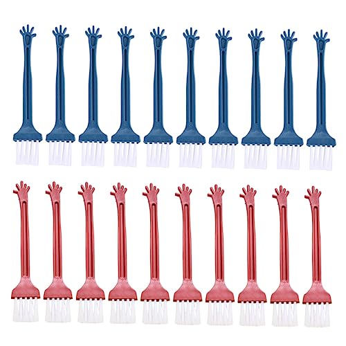KONTONTY 40pcs Mini Keyboard Brush Dust Brush for Computer Electronics Random Color