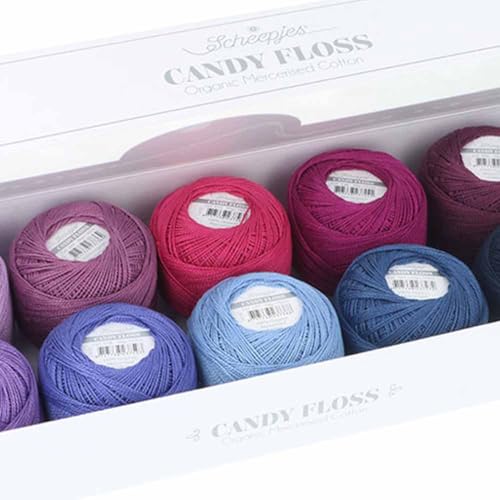 Scheepjes Candy Floss fil de coton résistant pour réparer et repriser le linge de maison - 5