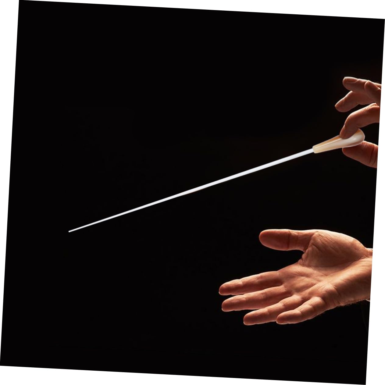 GOOHOCHY 3pcs Eco-conscious Resin Orchestra Music for Conductors Comfortable Long Handle Ideal for Bands and Orchestras