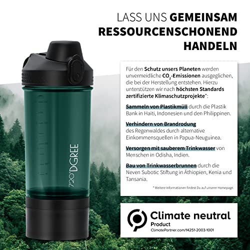 720°DGREE Fitness Shaker uberShaker - 550ml - Premium Eiwit Shaker met Poedercompartiment - Lekvrij, BPA Vrij - Shaker… - Image 7