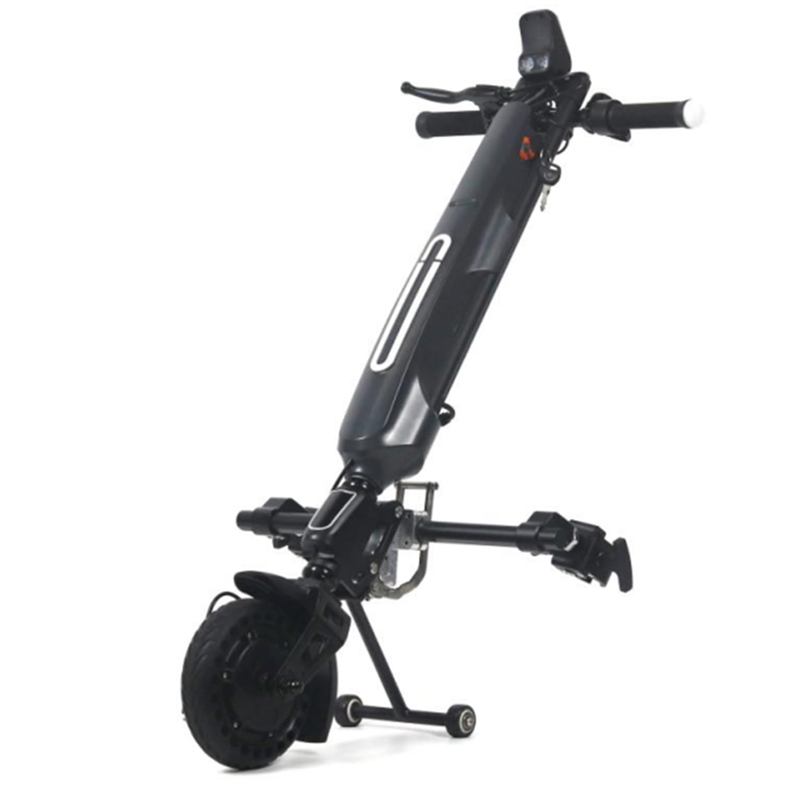 Portable Electric Handcycle Wheelchair Attachment 36V 350W Wheelchair Drive Head for Adult, Aviation Approved Attachment Handcycle with 7.8Ah Lithium