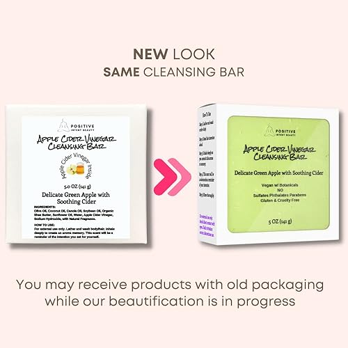 Miniatura 9 de Positive Intent Beauty, Jabón de afirmación Yoni, limpia con vinagre de sidra de manzana desintoxicante, nutre y suaviza la piel, 5 onzas