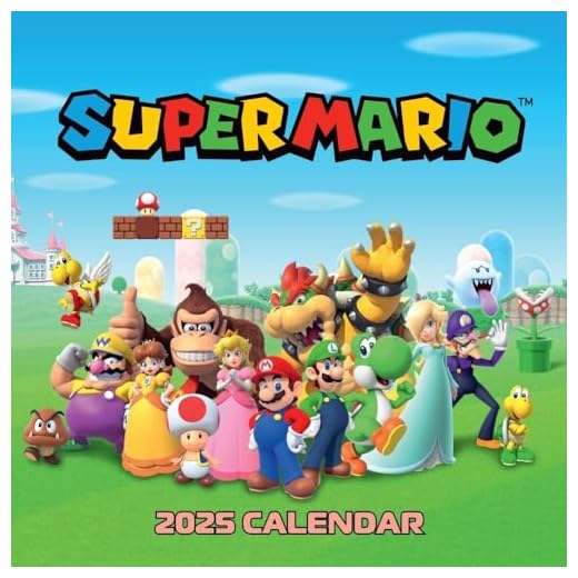 Official Super Mario Square Calendar 2026