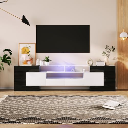 Fppuueg Mueble TV de 200 cm Mueble TV Salon