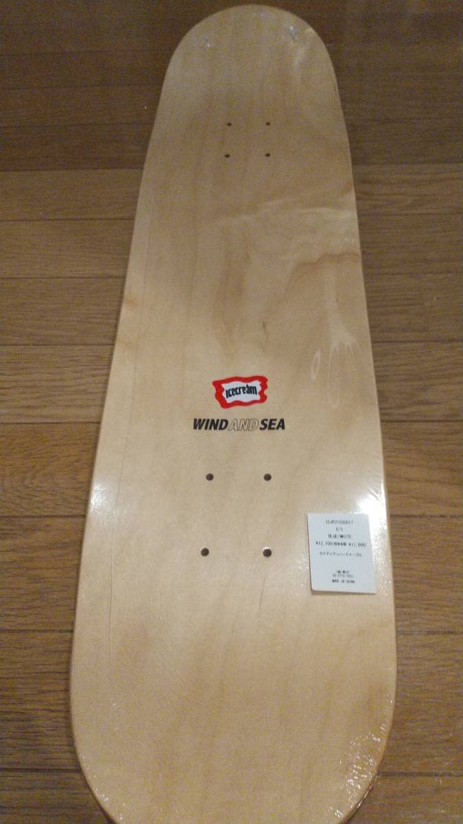 WIND AND SEA & ICE CREAM スケートデッキ ICECREAM×WIND AND SEAが初の
