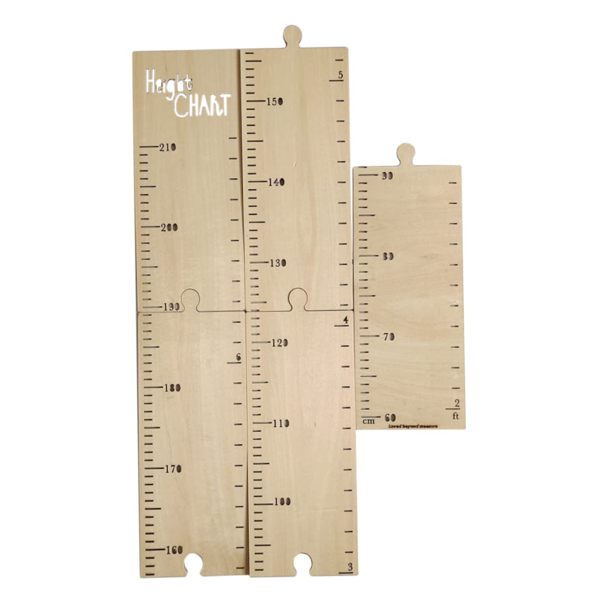 CIMAXIC Height Measurement Ruler for Wooden Adhesive Growth Wall Chart Stylish Height Growth Chart for Room Decor