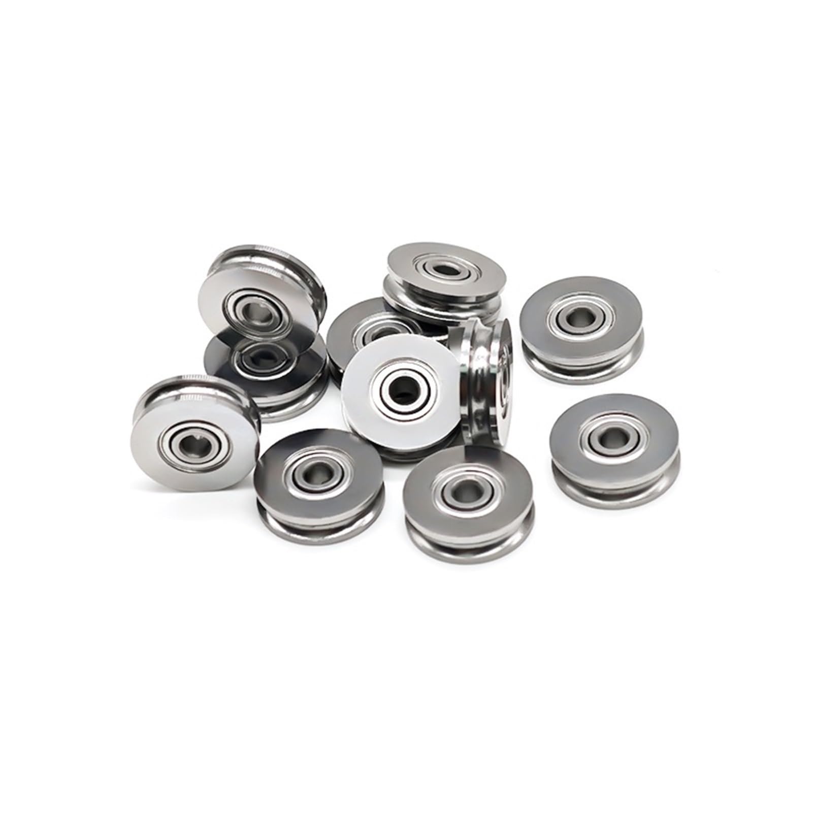 Cuscinetti a sfere a gola profonda 10 PZ SU3-14ZZ 3x14x4 mm Cuscinetti a rulli SU3-14 Sfere a gola profonda Ruota a gola a U