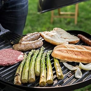 George Foreman Indoor/Outdoor Electric Patio Grill, Apartment Approved, 15-Serving, Removable Stand, Black George Foreman IndoorOutdoor Electric Patio Grill Apartment Approved 15 Serving Removable Stand Black