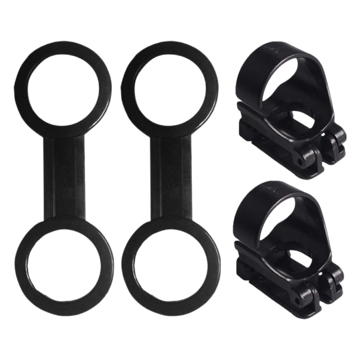 Sosoport Snorkel Mask Holder 4pcs Replaceable Snorkel Hose Keeper Small Compact for Travel