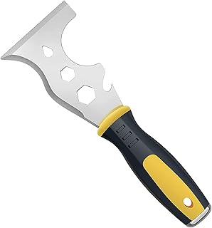 Scraper Tool, 13-in-1 Paint Scraper, Professional Multi Paint Tool Includes Paint Roller, Straight Scraper, Curved Scraper, Screwdriver,Paint Scraper,Multi-Use Knife, Hardened Carbon Steel