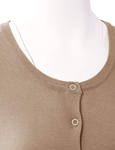 Image of Allsense Women's Long-Sleeve Crewneck Cardigan | Classic Button Down Sweater, Soft Fine Knit, Lightweight