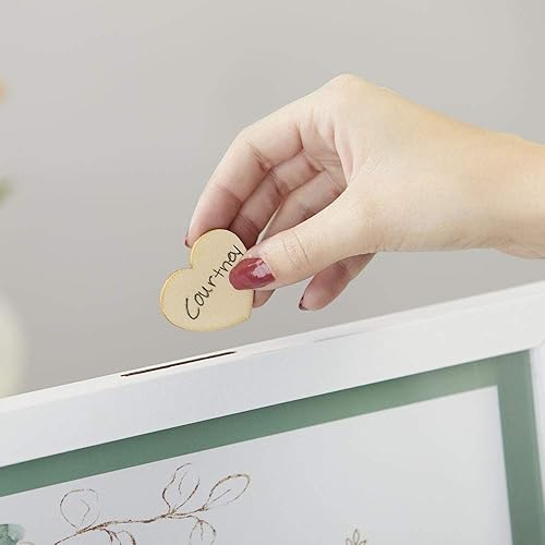 Vista 39 de Kate Aspen Libro de invitados de boda alternativo, tamaño único, madera rústica Madera (rustic wood)