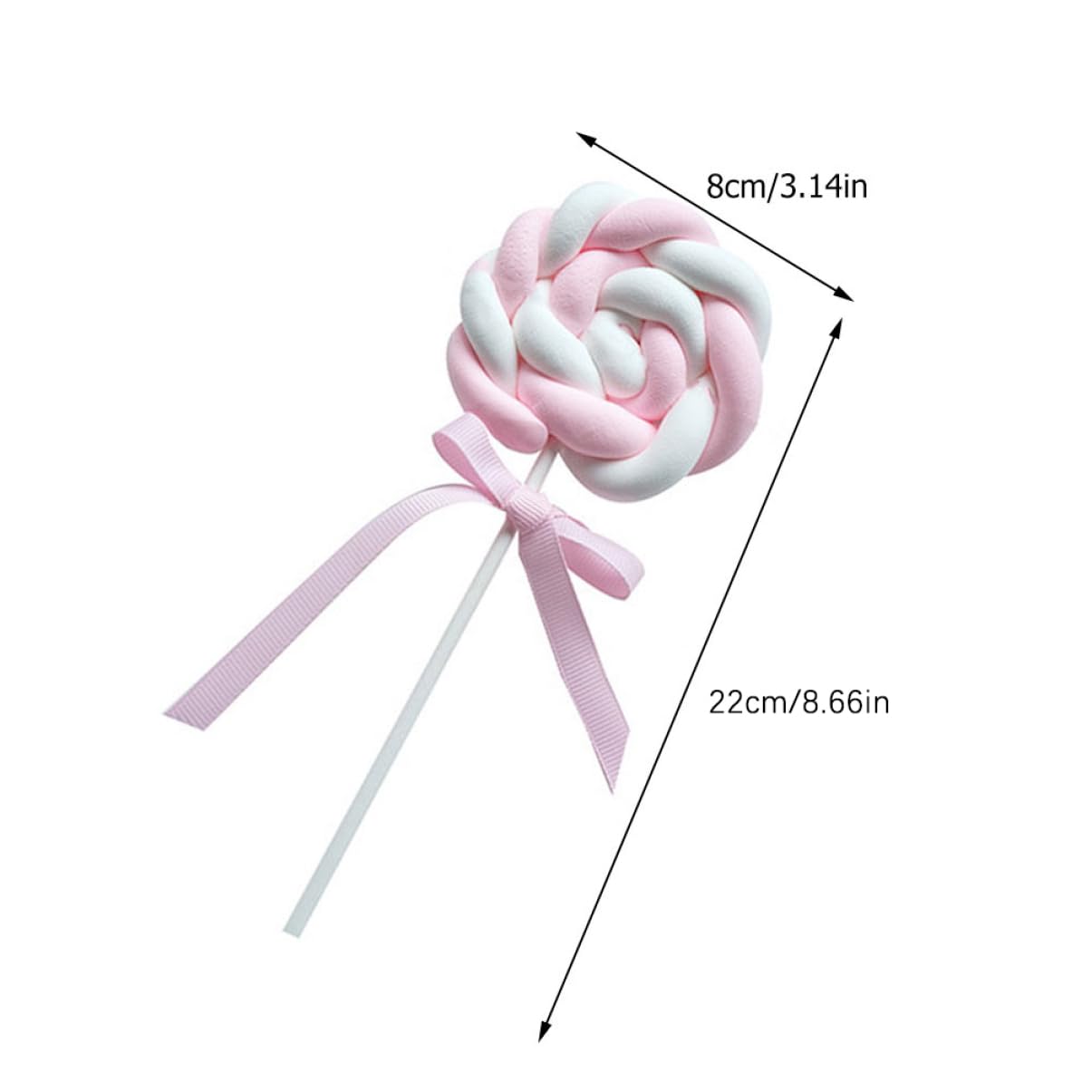 ABOOFAN 2 Sätze Lutscher Dekoration Lutscher Förmige Foto Requisiten Für Hochzeiten Und Partys Gemischte Farben Süße Deko Für Cake Shops Und Fotohintergründe 3 Stücke * 2