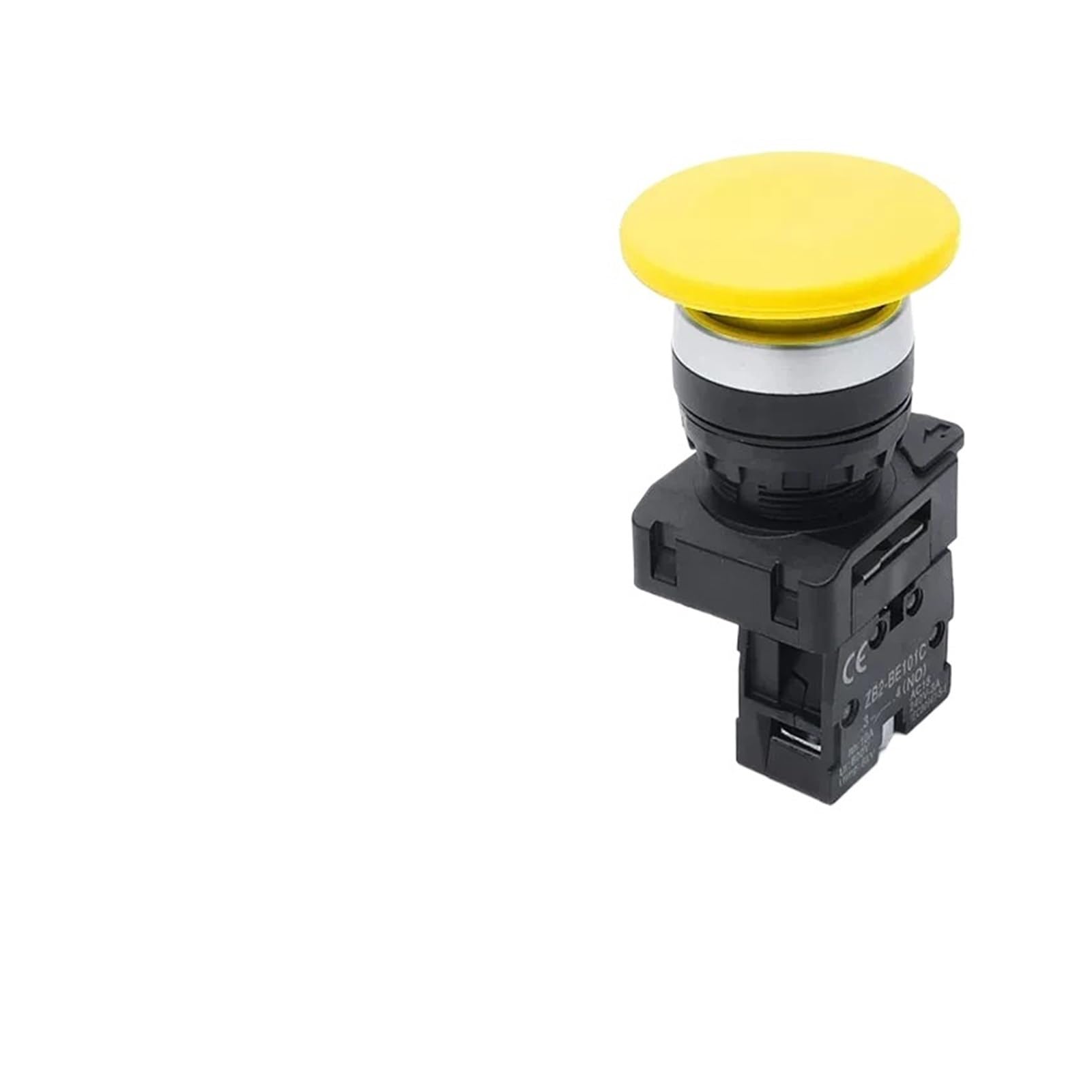 5 pièces 22mm tête de champignon auto-réinitialisation bouton-poussoir momentané