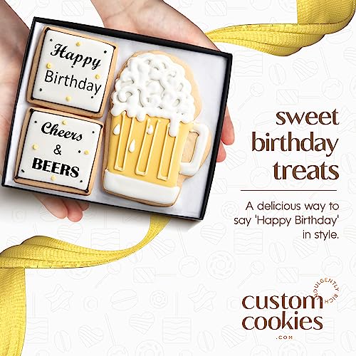 Custom Cookies Happy Birthday Gift Basket Custom Sugar Cookies thumb #1