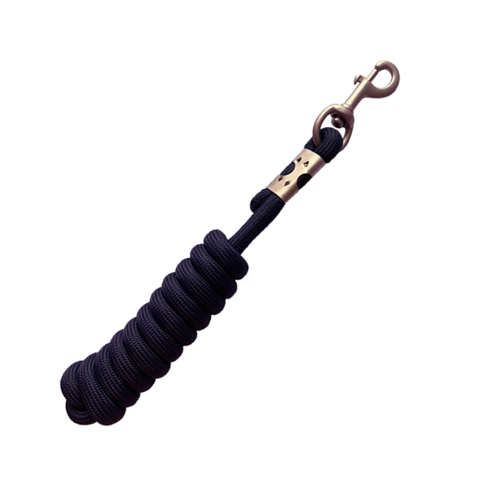 Cabeza de jaula de nylon pesada ajustable, Brida de Caballo Anatómica Multicolor, Tocado Acolchado, Cuerda de 2 m, S/M/L, for Entrenamiento Diario(Burgundy,Large)